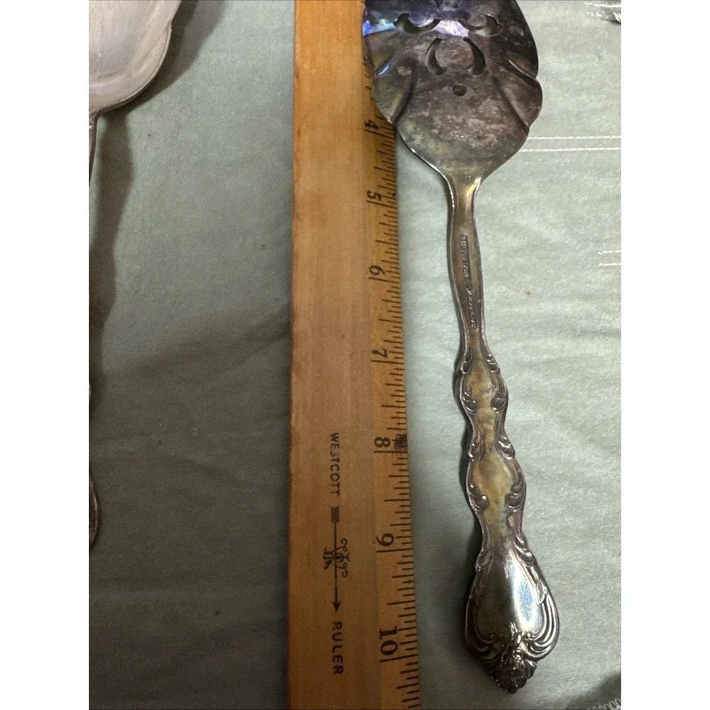 INTERNATIONAL‎ Interlude Silverplate 1971 2 Pc Set Silverware Serving Utensils